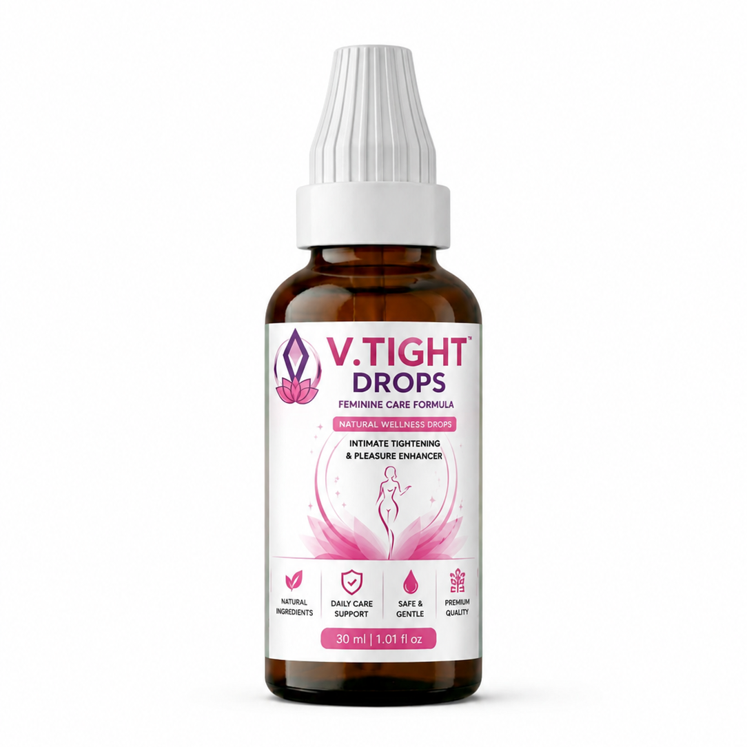 V-Tight Drops bottle on a white background