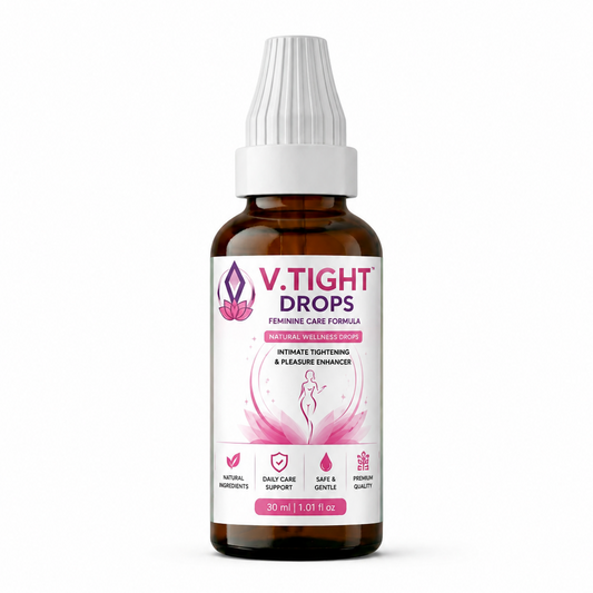 V-Tight Drops bottle on a white background